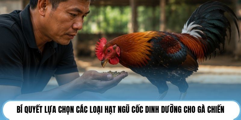 Bí quyết lựa chọn các loại hạt ngũ cốc dinh dưỡng cho gà chiến