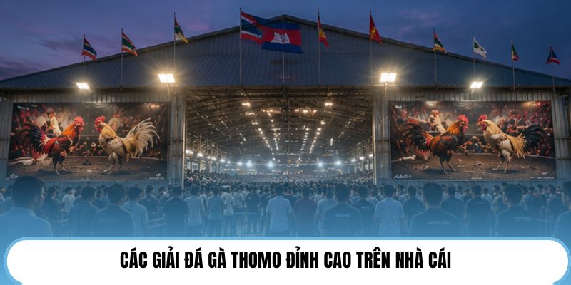 Các giải đá gà Thomo đỉnh cao trên nhà cái