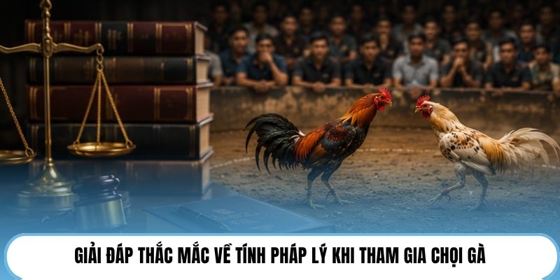Giải đáp thắc mắc về tính pháp lý khi tham gia chọi gà