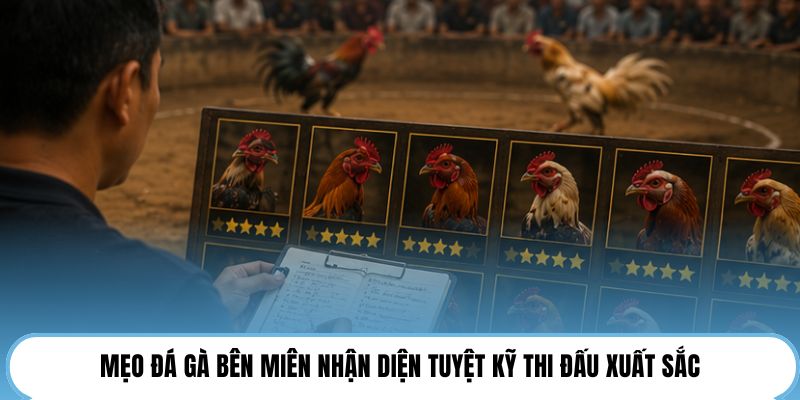 Mẹo đá gà bên Miên nhận diện tuyệt kỹ thi đấu xuất sắc