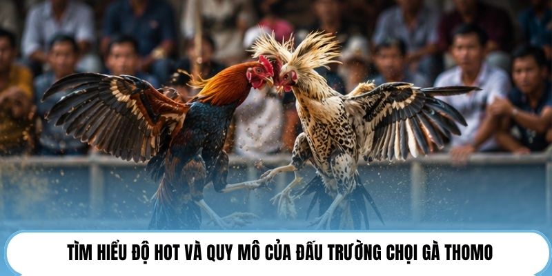 Tìm hiểu độ hot và quy mô của đấu trường chọi gà Thomo